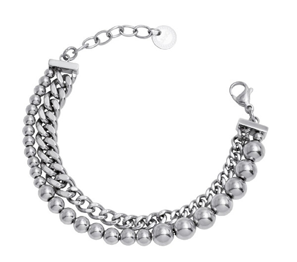 Dvojitý výrazný náramek z oceli LJ3048