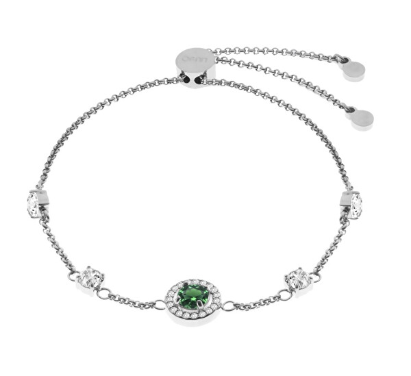 Elegantní ocelový náramek se zirkony Essential LJ2273