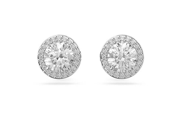 Minimalistické ocelové náušnice se zirkony Essential LJ2510