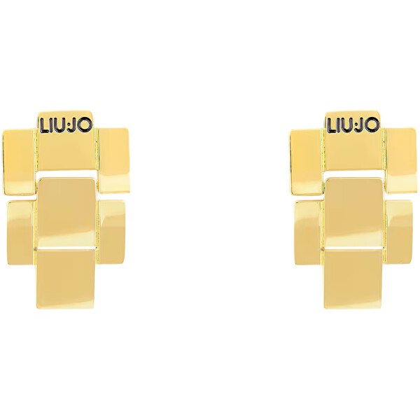 Moderne vergoldete Ohrringe Chains LJ1980