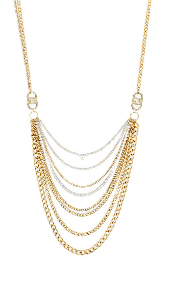Nepřehlédnutelný vrstvený náhrdelník pro ženy LJ3077
