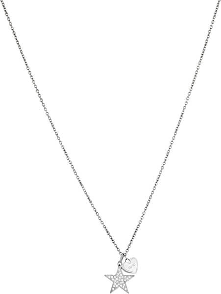 Ocelový náhrdelník s hvězdičkou LJ1404