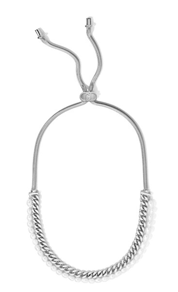 Collana in acciaio con perle Fashion LJ2773