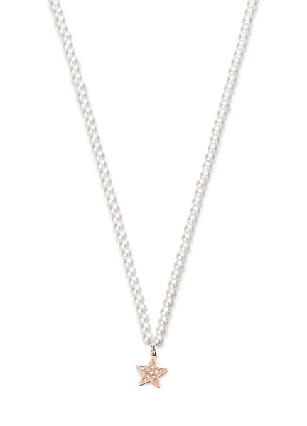 Collana di perle con stella in bronzo Essential LJ2159