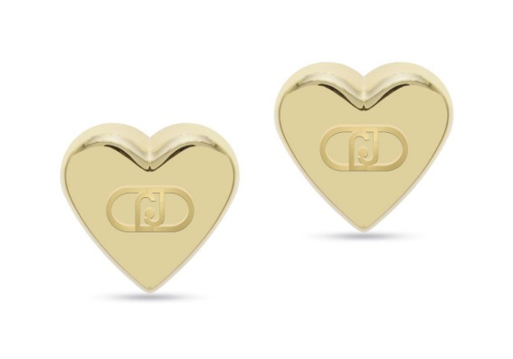 Orecchini a cuore placcati in oro Fashion LJ2632