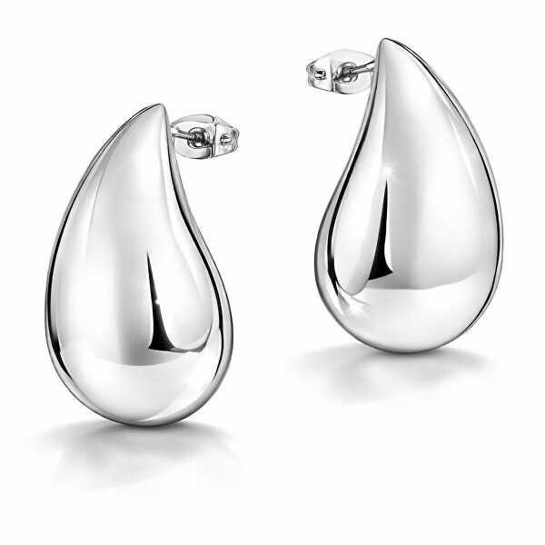 Slušivé náušnice z ocele Tear Drop LJ2720