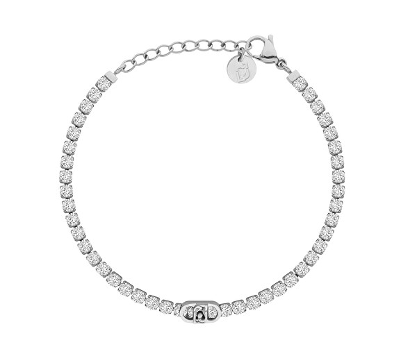 Tenisový náramek s čirými krystaly Stones LJ3215