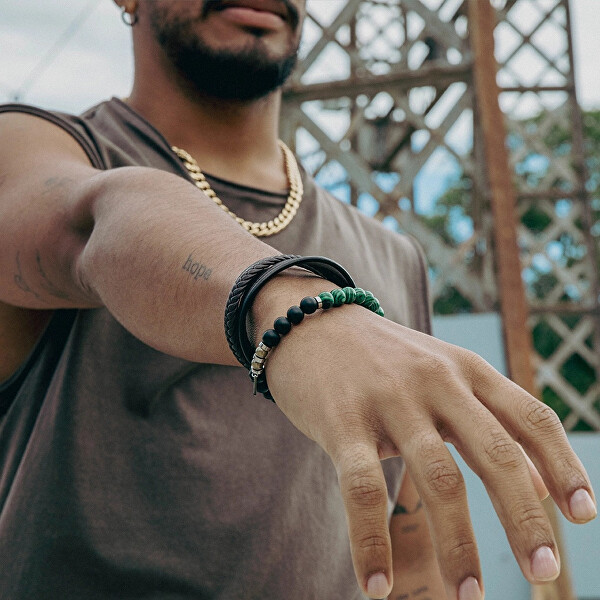 Pánský kožený náramek Urban Man LS2208-2/2