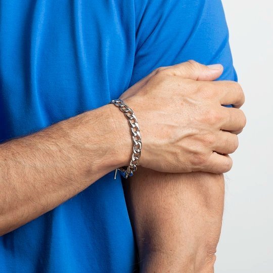 Řetízkový náramek z oceli Men in Black LS1934-2/1