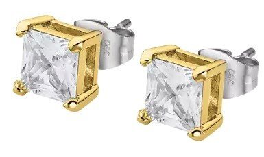 Módní pozlacené náušnice pecky LS2166-4/3