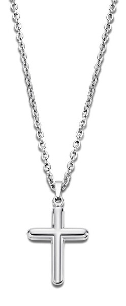 Pánský náhrdelník s křížkem Men in Black LS2217-1/2