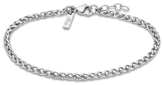 Pánský náramek z oceli Men in Black LS1935-2/1