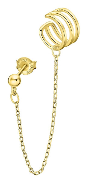 Pozlacená single náušnice Earparty LP3334-9/2