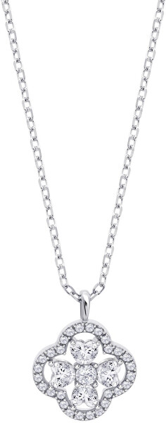 Stříbrný náhrdelník se zirkony Beyond Classics LP3895-1/1