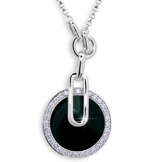 Originálne strieborný náhrdelník so zirkónmi JA51474CZ