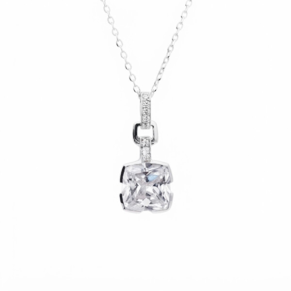 Půvabný stříbrný náhrdelník JA33525CZ (řetízek, přívěsek)