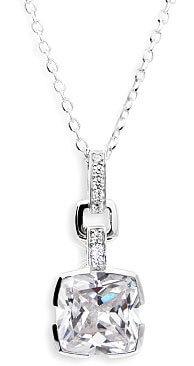 Pôvabný strieborný náhrdelník JA33525CZ (retiazka, prívesok)