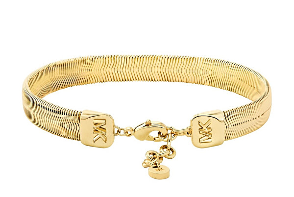Elegantní pozlacený náramek Hádek Chevron MKJ8487710