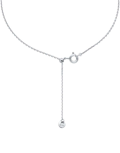 Elegante collana in argento con zirconi Brilliance Kors MKC1714CZ040