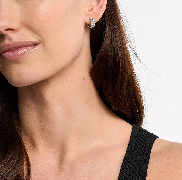 Kruhové náušnice s kubickými zirkony Premium MKJ8518040