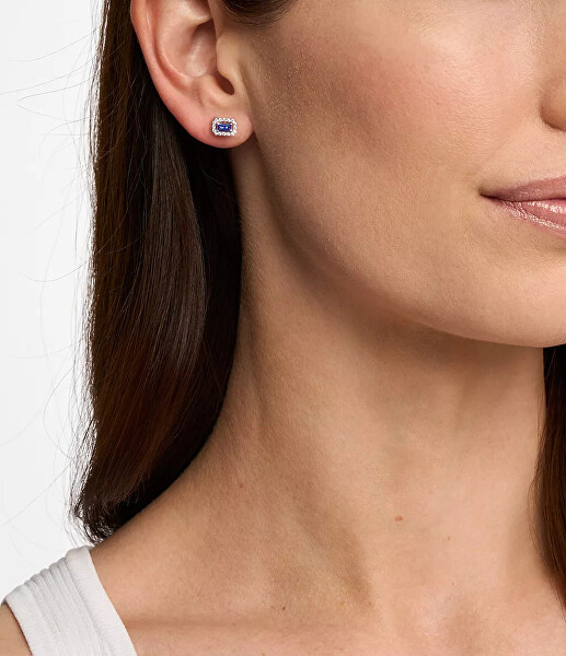 Luxusní stříbrné náušnice se zirkony Brilliance Kors MKC1824040