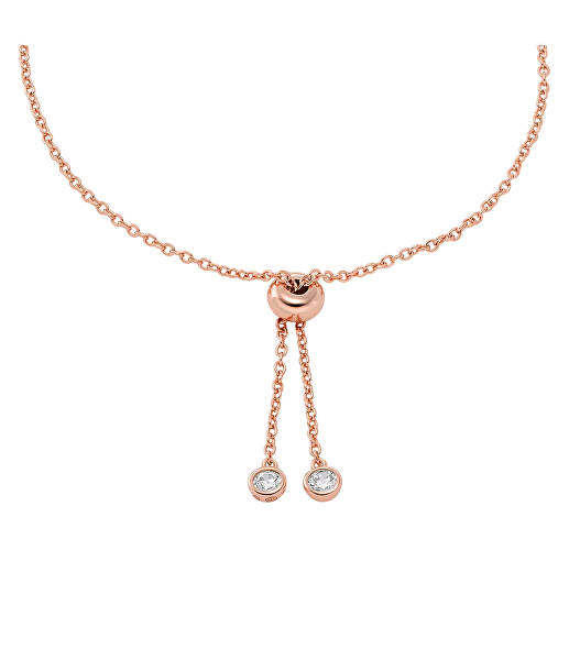 Moderní pozlacený náramek s kubickými zirkony Kors MK MKC1828791