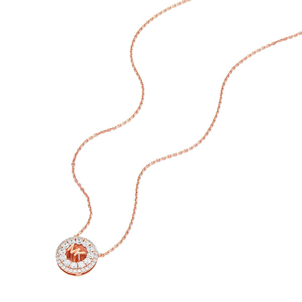 Módní pozlacený náhrdelník s kubickými zirkony MKC1826791