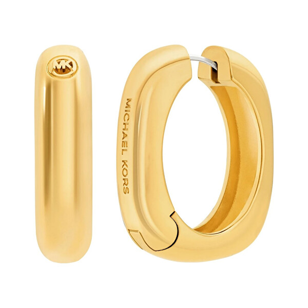 Pozlacené oválné náušnice Premium MKJ8603710