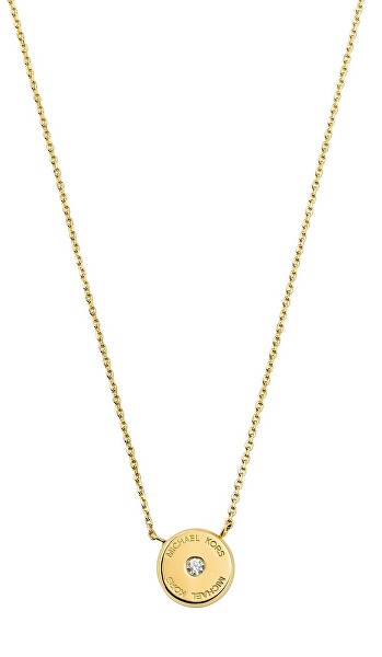 Pozlátený strieborný náhrdelník Premium MKC1484AN710
