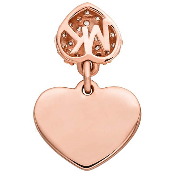 Romantikus bronz karkötő szívvel  MKC1118AN791