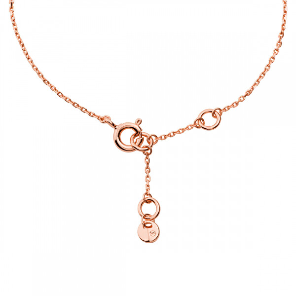Romantikus bronz karkötő szívvel Premium MKC1568AN791