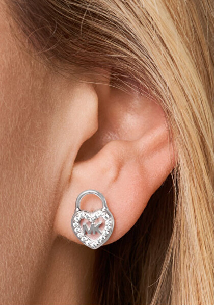 Bámulatos ezüst fülbevaló cirkónium kővel  Premium MKC1559A6040