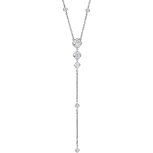 Strieborný náhrdelník Premium so zirkónmi MKC1452AN040