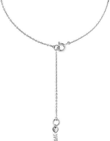 Strieborný náhrdelník s trblietavým príveskom MKC1108AN040 (retiazka, prívesok)