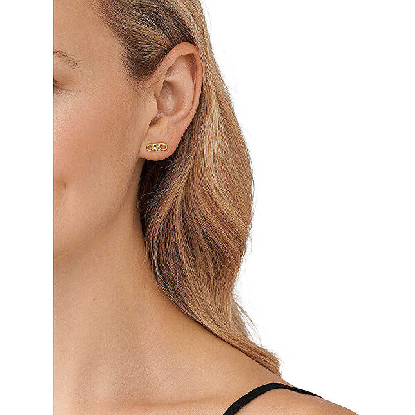 Eleganti orecchini placcati in oro MKC164300710