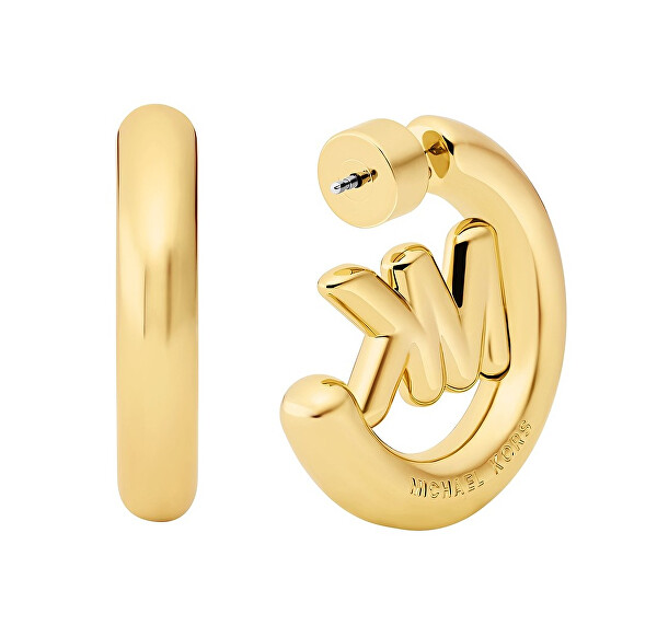 Výrazné pozlacené kruhy Kors MK MKJ8509710