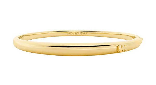 Pevný pozlacený náramek pro ženy Premium MKJ8540710