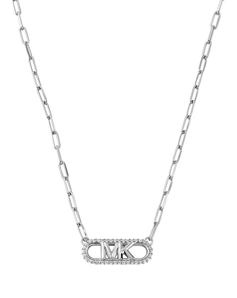 Půvabný stříbrný náhrdelník s kubickými zirkony MKC1655CZ040