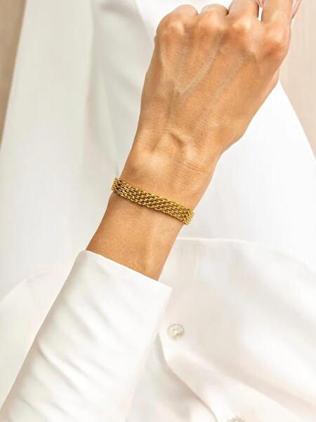 Brățară la modă placată cu aur Camille Gold Bracelet MCB23054G