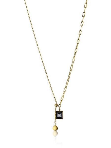 Original vergoldete Halskette Octavia Grey Necklace MCN23097G