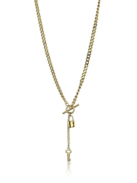Original vergoldete Halskette Octavia Grey Necklace MCN23111G