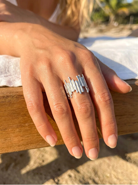 Otevřený designový prsten Lunas Ring MCR250351S