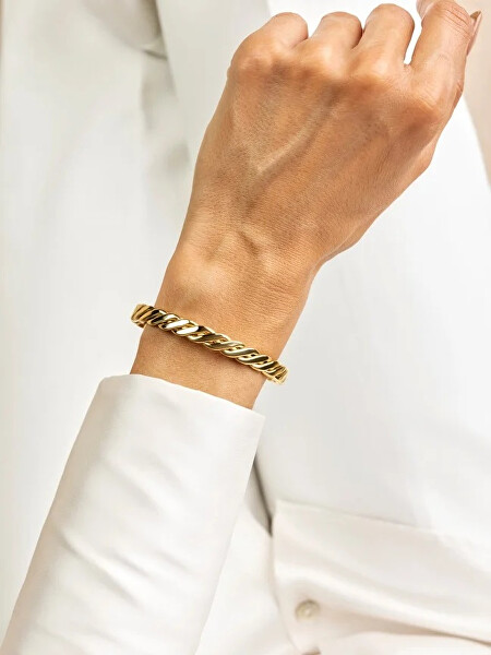 Stilvolles massives Armband Tatum Gold Bracelet MCB23052G