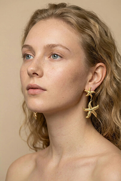 Výrazné náušnice Hvězdice Nebula Earrings MCE260735G