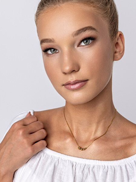 Půvabný pozlacený náhrdelník pro ženy MCN24008G