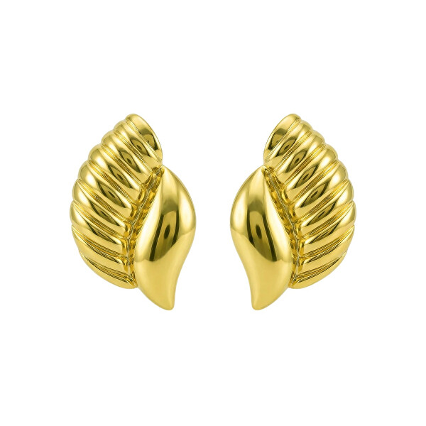 Elegantní pozlacené náušnice Bond Earrings MCE260681G