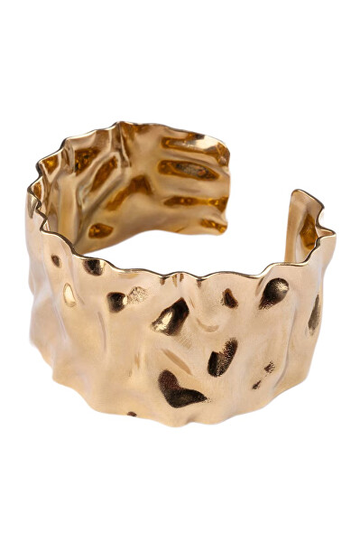 Masivní otevřený náramek Gleam Gold MCB250337G