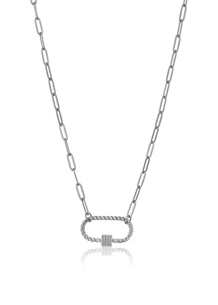 Originální ocelový náhrdelník Hailey Silver Necklace MCN23016S