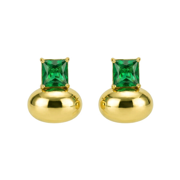 Pozlacené moderní náušnice Unity Earrings MCE260685G