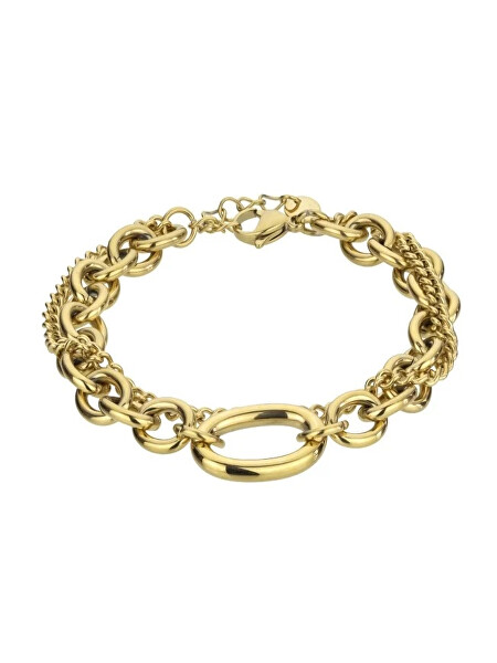 Aranyozott lánc karkötő Hayden Gold Bracelet MCB23064G